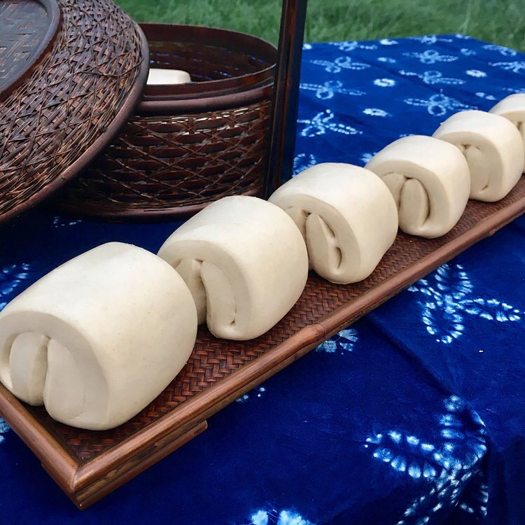 【仅限北京，下单后48小时左右发货】喜乎 老酵馒头/全麦馒头/麻酱花卷2袋装（6个装/袋）