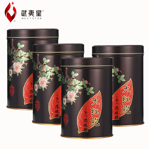 武夷星 蕴藏五载大红袍 武夷岩茶 罐装125g 商品图6