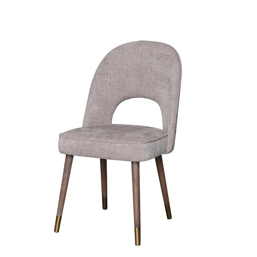 NS家居 ns furniture 软包布艺木色金脚餐椅多色单椅NSDC-1230*NSO-071 商品图0