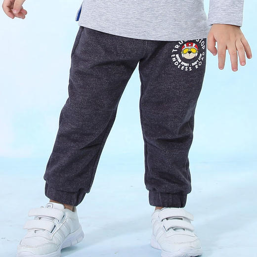 棉果果春秋季男童小毛圈休闲长裤M112200220094 商品图1