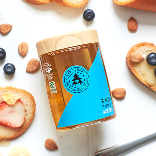 森蜂园洋槐蜂蜜-绿色（蓝标）550g 商品图3