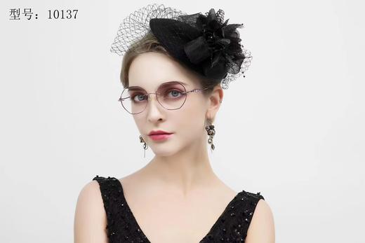 【新品推荐】汉玛士纯钛钻石切边蓝光防护眼镜，含1.60非球面防蓝光镜片一副 商品图2