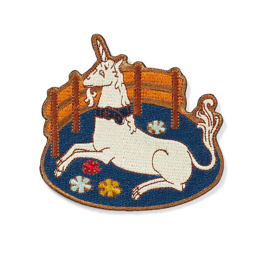 时尚艺术自粘贴饰 大都会艺术博物馆独角兽系列刺绣贴多次重复用 商品图4