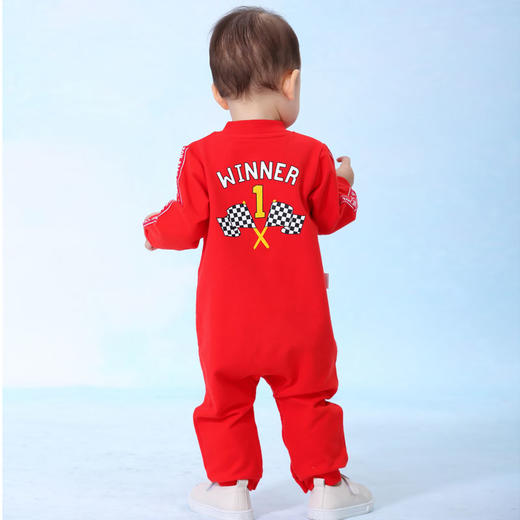 棉果果春秋季男童对开连体衣连身衣哈衣M112722220095 商品图1