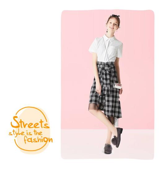 商场同款 |Safiya索菲娅百搭时尚低跟可爱毛毛鞋女单鞋SF83112027 商品图3