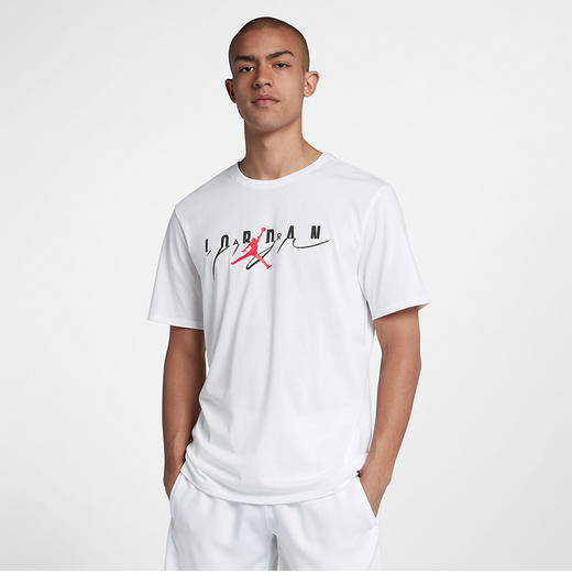Air Jordan Flight AJ 男子速干篮球T恤短袖 3XL码 916137-101 商品图0
