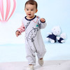 棉果果春秋季男童偏襟连体衣连身衣哈衣M112720220119 商品缩略图1