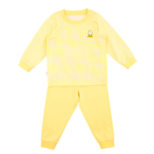 棉果果春秋季有机棉纱内衣上衣裤子套头套装M101302220040 商品图10