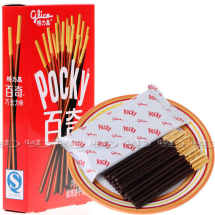 格力高百奇巧克力味装饰饼干60g