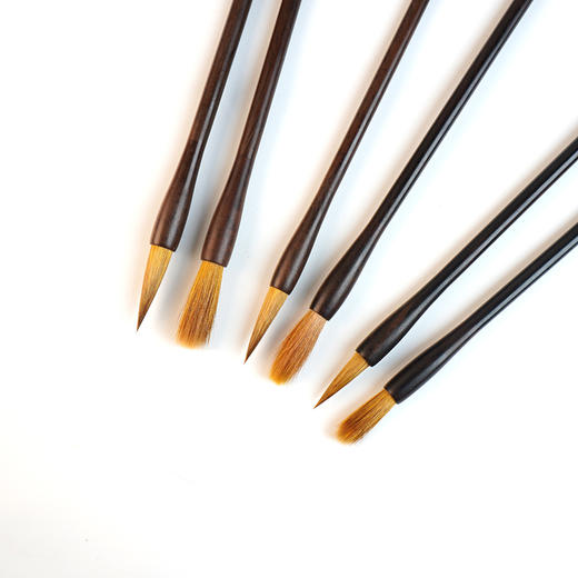 黑檀狼毫毛笔，大中小三支礼盒套装 商品图6