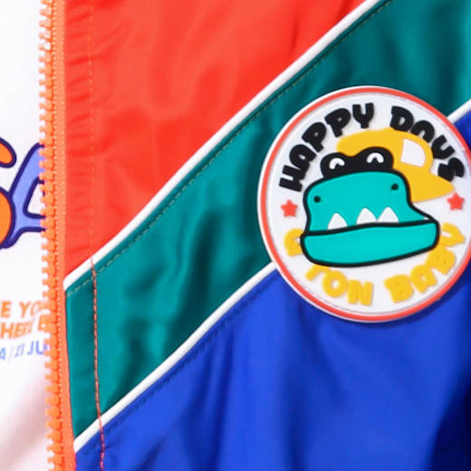 棉果果春秋季男童拼接对开外套M112100320114 商品图4