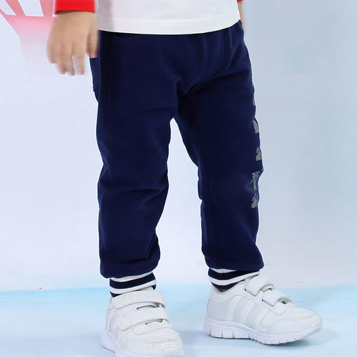 棉果果春秋季男童小毛圈运动长裤M112200220093 商品图3