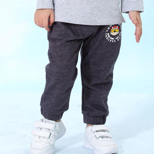 棉果果春秋季男童小毛圈休闲长裤M112200220094 商品图0