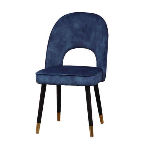 NS家居nsfurniture软包布艺黑金脚餐椅多色单椅NSDC-1230 商品图5