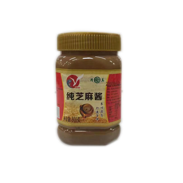 盐百纯芝麻麻酱500克