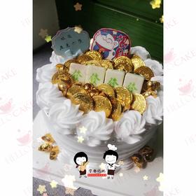 下单前请仔细阅读商品详情 麻将 如需增加或者修改文字 请下单备注 麻将和筹码均为巧克力制作 可食用 元宝均为巧克力 可食用