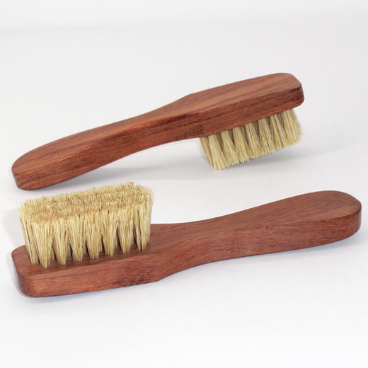 法国famaco花梨木猪鬃毛上油打蜡刷鞋刷82312 商品图2