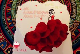 下单前请仔细阅读商品详情 鲜花蛋糕 玫瑰  如需增加或者修改文字 请下单备注