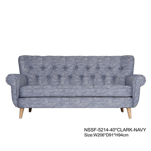 NS家居nsfurniture布艺软包三人位沙发NSSF-5214-40系列 商品图1