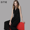 EITIE爱特爱商场同款夏季新款简约V领纯色优雅连体裤裙夏季女51078110  商品缩略图0