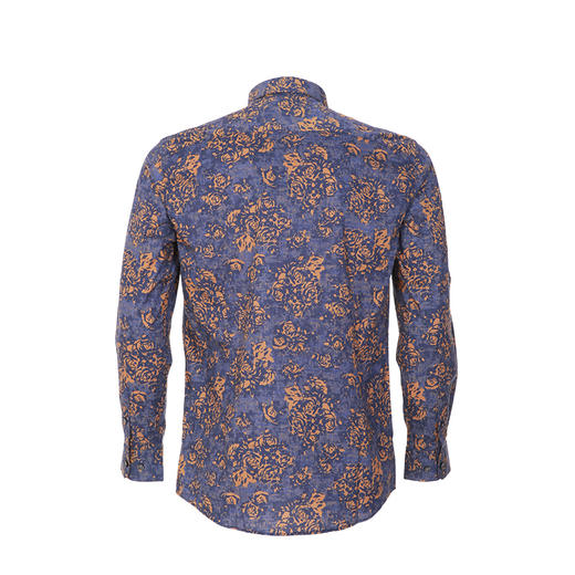 YvesFigarau伊夫·费嘉罗春夏100%棉商务休闲艺术舒适透气长袖衬衫810331 商品图2