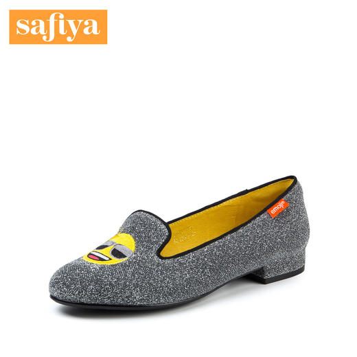 商场同款 |Safiya X emoji合作款春季低跟商场同款可爱女鞋单鞋乐福SF81111133 商品图0