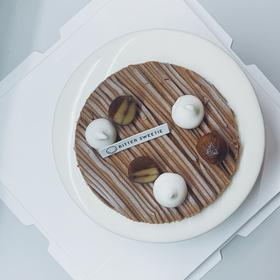 栗子塔ILLEFEUILLE（24小时之后发货，急单联系客服）生日蛋糕