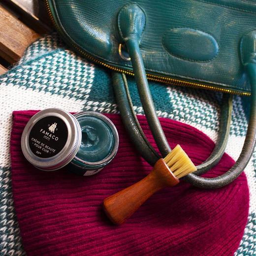 法国Famaco花梨木迷你上油刷猪毛刷鞋刷82307 商品图4