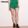 VIMAGE纬漫纪夏季新款女式休闲裤修身显瘦热裤超短裤女夏V505015 商品缩略图2