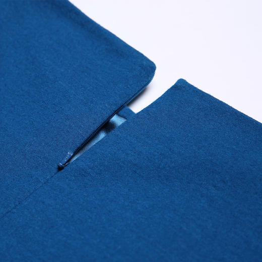 EITIE爱特爱秋冬纯色英伦时尚气质收腰拼接长袖连衣裙一步裙女5007778 商品图2