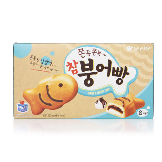 好丽友 鱼型红豆饼干232g 商品图0