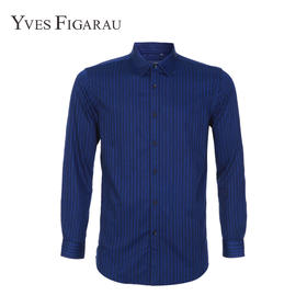 YvesFigarau伊夫·费嘉罗秋冬商务休闲简约舒适透气抗皱长袖衬衫860309