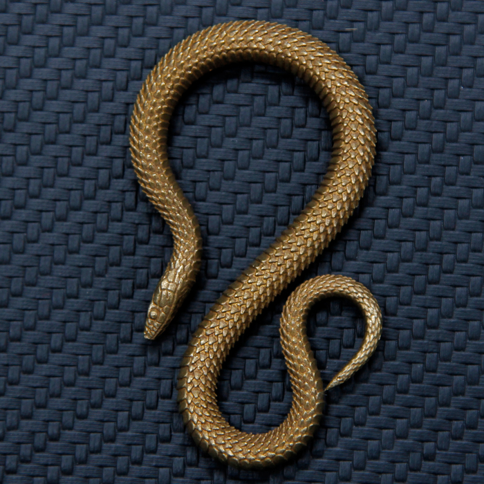 【官方授权】吾虫 原创蛇系列纯铜s弯钩钥匙链s形蛇钩