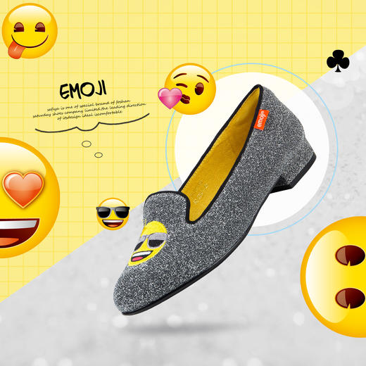商场同款 |Safiya X emoji合作款春季低跟商场同款可爱女鞋单鞋乐福SF81111133 商品图2