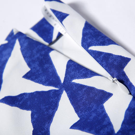 EITIE爱特爱夏季简约复古高腰拼色时尚百搭半身裙包臀裙女超短裙5106822 商品图3