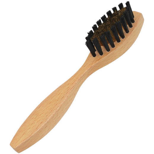 法国进口Famaco榉木铜丝刷绒皮刷鞋刷23132 商品图0