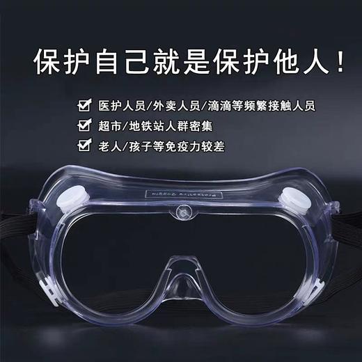 Kingsafe防飞沫唾沫防雾防护面屏护脸面罩透明护脸镜片 商品图0