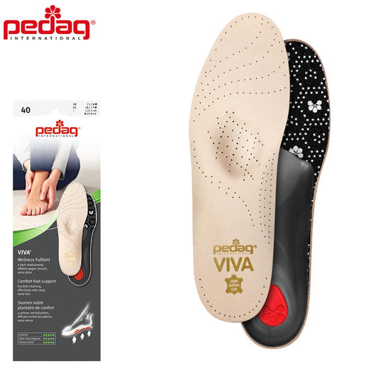 德国pedag牛皮活性炭底托护理鞋垫187/188 商品图0
