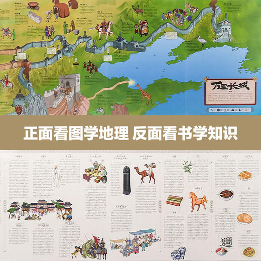 中国人文地理画卷系列：丝绸之路+万里长城 （精装2册） 商品图7