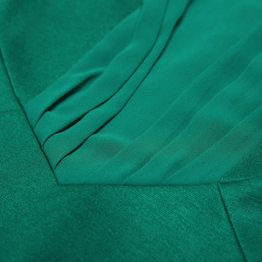 EITIE爱特爱旗舰店女装纯色时尚优雅长袖连衣裙女5007754 商品图4