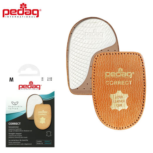 德国pedag进口XO型腿后跟牛皮革垫后半垫129 商品图4