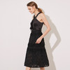 VIMAGE纬漫纪夏季新款女装吊带蕾丝流苏拼接中长款礼服连衣裙V577099 商品缩略图2
