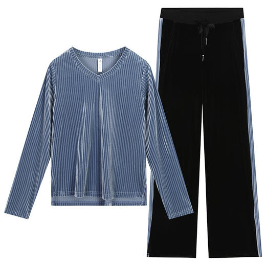 XMH-T9C3097DB新款韩版阔腿裤卫衣两件套 商品图4