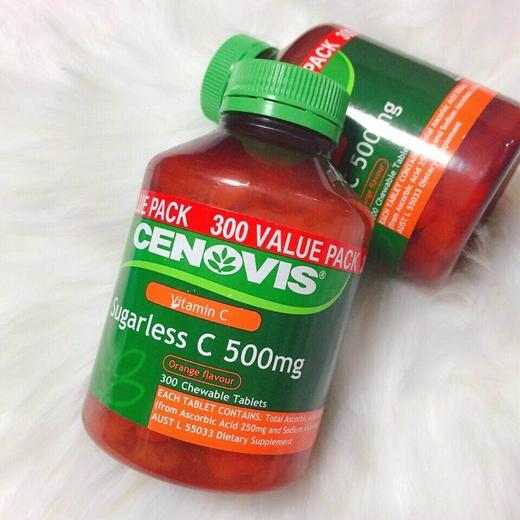 现货~澳洲cenovis圣诺维c天然维生素c咀嚼片无糖美白护肤vc女性300粒 商品图1