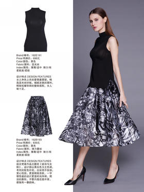 162E191--黑色针织衫--麦田与太阳--《生命之美-梵高的花园》