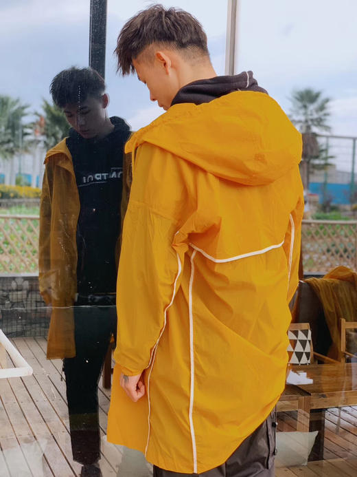 DEC P91907555 长款纯色防晒风衣 商品图3