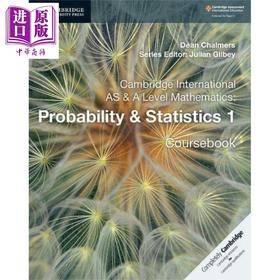 【中商原版】Cambridge International AS & A Level Mathematics: Probability & Statistics 1 Coursebook 英文原