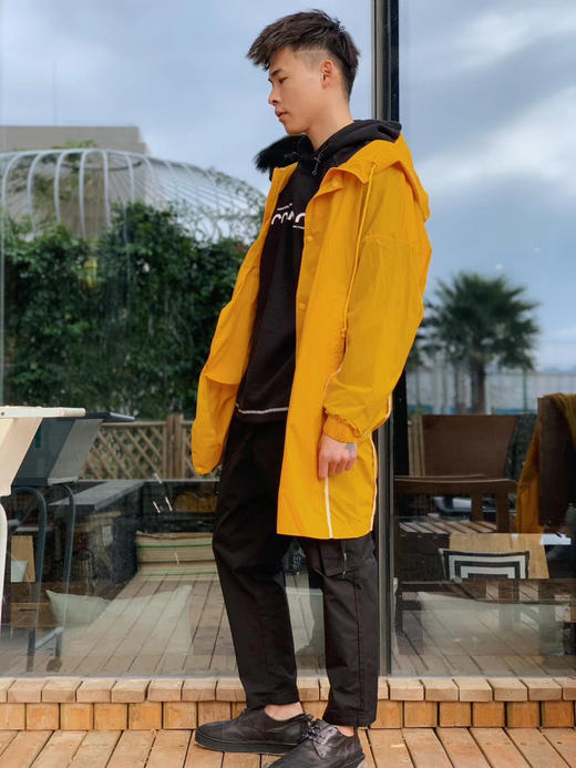 DEC P91907555 长款纯色防晒风衣 商品图1