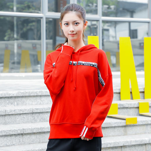 三叶草系列adidas阿迪达斯三叶草 新品 女子卫衣休闲连帽套衫FM2510 商品图2