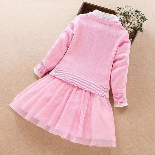 BL-A9003新款洋气宝宝套装儿童中国风纯棉长袖开衫毛衣 商品图1